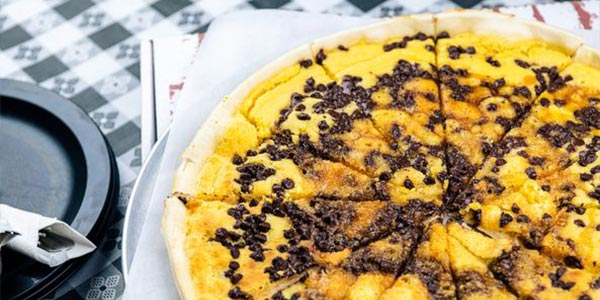 Greco's chocolate chip dessert pizza